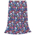 thumbnail image 2 of Pofeuu Skull Daisy Print Ultra-Soft Micro Fleece Blanket,for Bed Or Sofa,All Season Throw Blankets Flannel Blanket-50"x40", 2 of 7