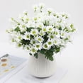 thumbnail image 4 of 5 Piece Sunset Mums Fall Floral Arrangement Realistic Silk Flowers For Home Windproof Design 5PCS, 4 of 4
