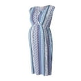 thumbnail image 5 of Robe d'Allaitement Sans Manches à Imprimés Floraux pour Femmes Enceintes, Robe de Nuit pour Bébé, Chemise de Nuit, 5 of 5