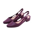 thumbnail image 2 of LTTVQM Slingback Heels for Women Chunky Low Heel Pointed Toe Non-Slip Cushion Comfortable Work Shoes Fashion Casual Office Dress Shoes Purple 36(US-5.5), 2 of 6