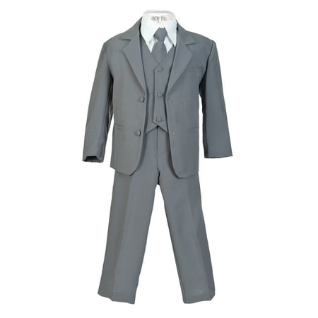 

Avery Hill Boys Formal 5 Piece Suit with Shirt and Vest (Toddler Little Boys Big Boys)
