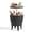 Black, variant on Fazzn  Outdoor Cooler Side Table - 3 in 1 - Designed for use as Outdoor Side Table, Patio Decor and Ice Chest.Black/Brown