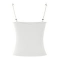 thumbnail image 6 of Kureaily Women's Slim Fit Sleeveless Tank Top With Removable Padding Adjustable Strap Camisole For Layering And Casual Wear Slim Fitted Camisole, 6 of 6
