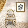 thumbnail image 3 of Galapon, Nikki 15x18 Gold Ornate Wood Framed with Double Matting Museum Art Print Titled - Opposite Day II, 3 of 4