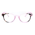 thumbnail image 3 of V.W.E. Women Round Translucent Floral Progressive Reading Glasses - Clear on Top - AR coating Z124 +2.00, 3 of 4