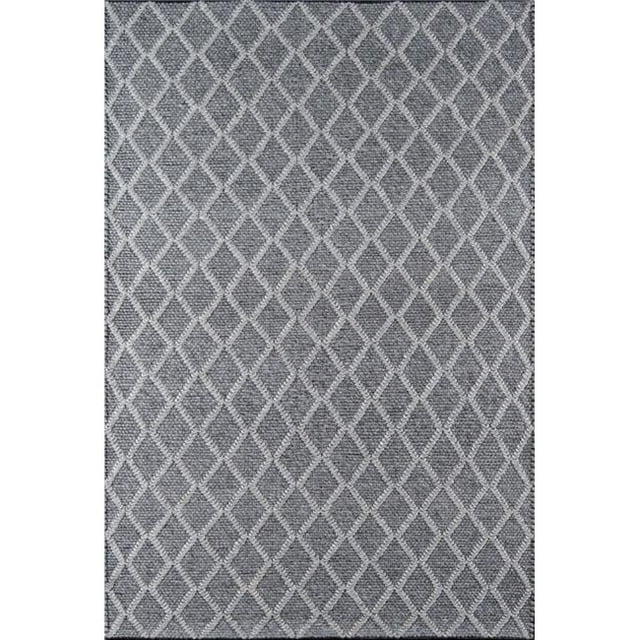 Momeni ANDESAND-7CHR5070 Hand Woven Andes Rectangle Area Rug, Charcoal - 5 x 7 ft.