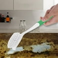 thumbnail image 6 of HengDidi Dishwashing Brush with Built-in Scraper and Stiff Bristles, Ergonomic Handle for Pots Pans Sink Cleaning, Non-Slip Grip Kitchen Scrubber, 6 of 7