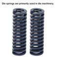 thumbnail image 3 of Herwey 2pcs OD 10mm ID 5mm High Accuracy Steel Blue Light Load Mould Die Spring ,Die Spring, Mould Die Spring, 3 of 8