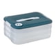 thumbnail image 2 of Contenedores de almacenamiento de bolas de hervida Caja De Almacenamiento De Bolas De Hervida Contenedores Organizadores De Bolas De Hervida Para Cocina 3 Capas Verde, 2 of 7