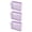 Light Purple, variant on 3 Single Pocket Mesh Hanging File Organizer, Vertical Wall Mounted Magazine File Holder, Mount Basket Mail Paper Document Folder Organizing for Office