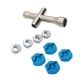 thumbnail image 5 of Adaptador de rueda de 12 mm para buggy RC Rock Crawler MN-999 1/10 azul, 5 of 5