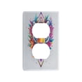thumbnail image 3 of Switch Panel Switch Decoration 2.76x4.53x0.28 Inches Unused Outlet Cover Switch Plate Wall Plates Living Room Kitchen Bedroom Study Switches Color Art Cool Tiger, 3 of 8