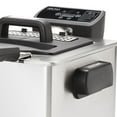 Aroma SmartFry XL 4Quart Digital Deep Fryer, Stainless Steel
