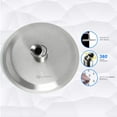 thumbnail image 3 of AIR-Rain Shower Head, Ultra-Thin Design-Pressure Boosting, Awesome Some Experience, High Pressure High Flow Stainless Steel Rainfall Shower Head (6 Inch,Brushed Nickel), 3 of 4