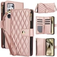 thumbnail image 6 of Fashion crossbody lanyard wrist strap wallet leather phone case for Samsung A55 A35 A25 A15 a05s A54 A24 A73 A53 A14 A72 A52 A51 A50 A71 card holder cover, 6 of 9