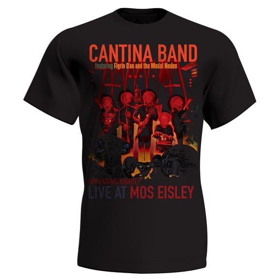 Star Wars Cantina Band Adult Graphic Tee (Unisex), S to 2XL