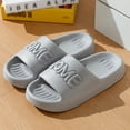 thumbnail image 2 of jiaxiM Home Slippers Women Non Men Slides Quick Dry Open Toe Thick Cushioned Sole Flat Sandals for Beach, Pool, Dorm, Bathroom, Spa, Gym and Travel, 2 of 4