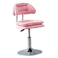 thumbnail image 2 of Luzkey Rolling Bar Stool Barstools with High Back Double Layer Sponge Counter Stool Salon Swivel Chair Bar Chair for Beauty Club Pub pink, 2 of 8