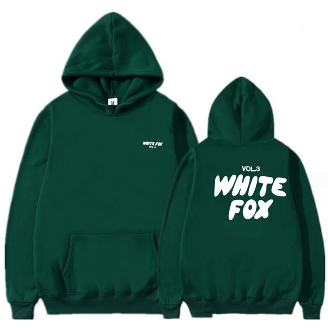 Sudadera con capucha para hombre y mujer, prenda con estampado de letras de zorro, extra grande, informal, holgada, estilo Hip Hop Vintage