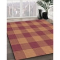 thumbnail image 2 of Ahgly Company Indoor Square Patterned Pumpkin Orange Area Rugs, 4' Square, 2 of 6