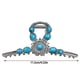 thumbnail image 3 of Horquilla extragrande de metal con piedra turquesa azul y sol, estilo western, 3 of 7