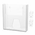 thumbnail image 3 of 6 Pack Slatwall Document Holder 8.5" x 11" Clear Acrylic Take One Slat Wall Mount Magazine Booklet Display Advertisement Literature Rack for Professional Offices Realtor or Events by Marketing Holders, 3 of 4