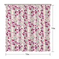 thumbnail image 5 of Pioneer Flower Floral Print Pattern Shower Curtain 72"x72" ,Bathroom Decorative Shower Curtains Set with 12 Hooks,Modern Waterproof Washable Shower Curtain, 5 of 6