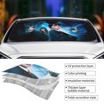 thumbnail image 5 of Windshield Sun Shade Foldable Car Front Window Sunshade For Car Suv Trucks Vans - Best Heat Shield Blocker Visor Cover Blocks Uv Rays And Keeps Your Vehicle Cool-Small, 5 of 5