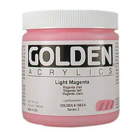 Golden Heavy Body Artist Acrylics - Cadmium Yellow Light, 8 oz Jar