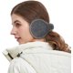 thumbnail image 3 of Orejeras de Punto Cálidas ZHAOCHENG Unisex Piel de Invierno para Exteriores Gris a Cuadros, 3 of 5