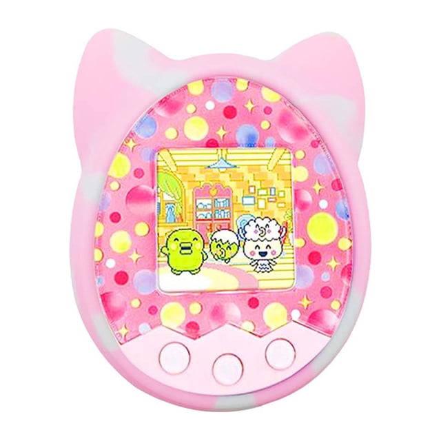 Yeacher Protective Cover Shell Silicone Case Pet Game Machine Cover for Tamagotchi Cartoon Electronic Pet