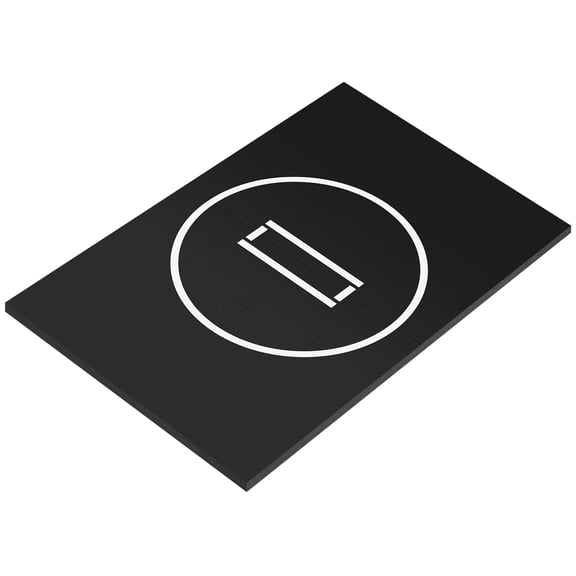 10ft X 6.6ft Wrestling Mat for Home Black Jiu Jitsu Wrestling Mats Durable Judo Mats for Training Roll-Up Design Wrestling Mat for Grappling Martial Art Boxing Judo
