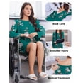 thumbnail image 4 of Pinspark Open Back Hospital Gowns for Women Tear Away Snap Long Sleeve Womens Hospital Gowns Adaptive Clothing for Women, 4 of 6