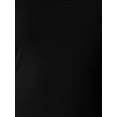 thumbnail image 5 of INSPIRE CHIC Scoop Neck Dress for Women's Sleeveless Rib Knit Long Side Slit Dress XS Black, 5 of 6