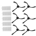 thumbnail image 3 of 6 cepillos laterales + 5 filtros adecuados para accesorios de repuesto para aspiradora robot Lidl 3000 A1, 3 of 5
