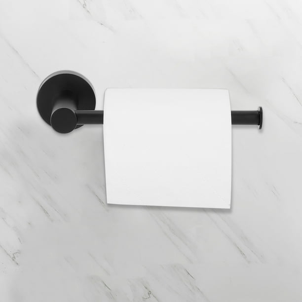 Soporte de Papel Higiénico Jadeshay Porta Pañuelos Montado en la Pared Color Negro