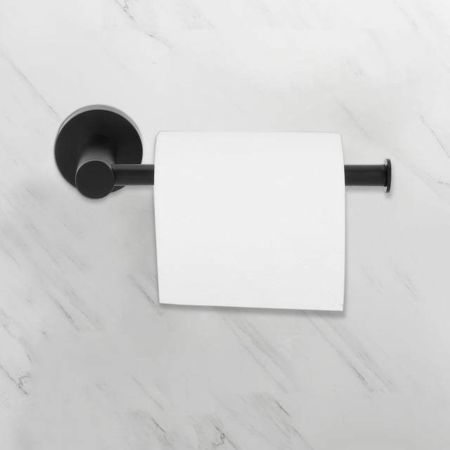 Soporte de Papel Higiénico Jadeshay Porta Pañuelos Montado en la Pared Color Negro