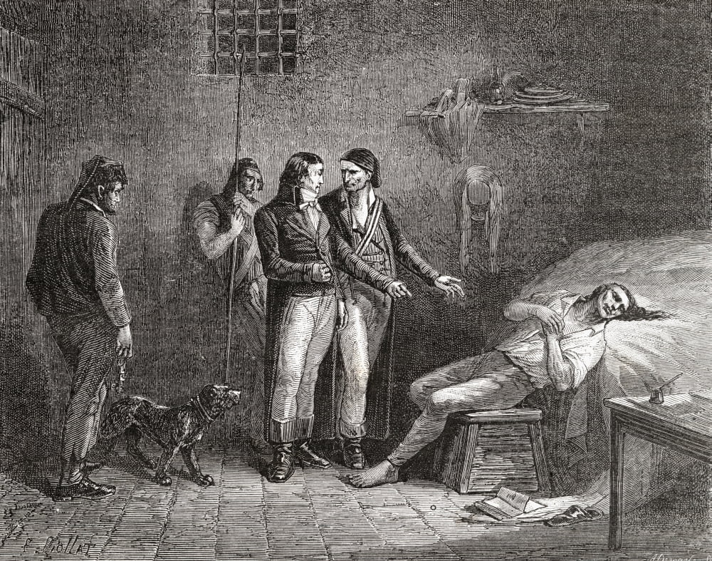 Death Of Condorcet29 March 1794 Marie-Jean-Antoine-Nicolas Caritat Marquis De Condorcet1743-1794French MathematicianPhilosopher And Politician During The French Revolution From An Engraving After E Vi