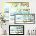 thumbnail image 4 of Designart 'Birches In Snowy Land' Lake House Framed Art Print, 4 of 4