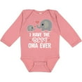 thumbnail image 3 of Inktastic Best Oma Ever Grandchild Boys or Girls Long Sleeve Baby Bodysuit, 3 of 5