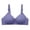 Blue, variant on Penkiiy Women Bras Women's Thin Large Size Breathable Gathered Underwear Women's Non-steel Bra Daily Bra Black Bras