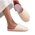thumbnail image 7 of XUNKUSGA Women's House Slippers Lightweight Soft Cozy Closed‑Toe House Shoes for Women Comfortable Indoor Outdoor Womens Slippers for All‑Season Beige 6.5, 7 of 7