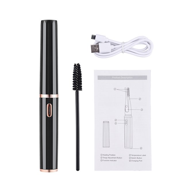 CkeyiN USB Eyelash Curler, Constant Temperature Heating Electric Eyelash Curler