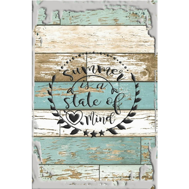 Summer is a state of Mind Beach Hot Weather Season White Wall Art Decor Funny Gift Summer is a state of Mind Beach Hot Weather Season White Wall Art Decor Funny Gift