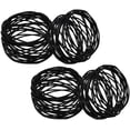 thumbnail image 1 of Napkin Rings Set of 4 for Dinner Parties, Dining Table Decoration Handmade Napkin Holder Black, 1 of 7