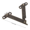 thumbnail image 2 of IDEANATEGRATE 10Ud Bisagras Retro De Latón Para Caja De Madera Con Soporte Para Estilo Vintage, 2 of 6