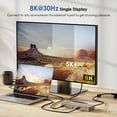 thumbnail image 4 of Thunderbolt 4 Dock Station, 98W Charging 8K USB Dock with TBT 4, USB-A/USB-C, 2.5GbE, SD read, Audio, 4 of 10