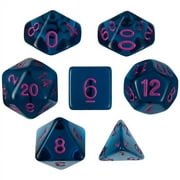 SERIES IV Set of 7 Tabletop RPG Dice| 7 Different Polyhedral Role Playing Dice per Set| TTRPG DND Dice| Argon Ocean