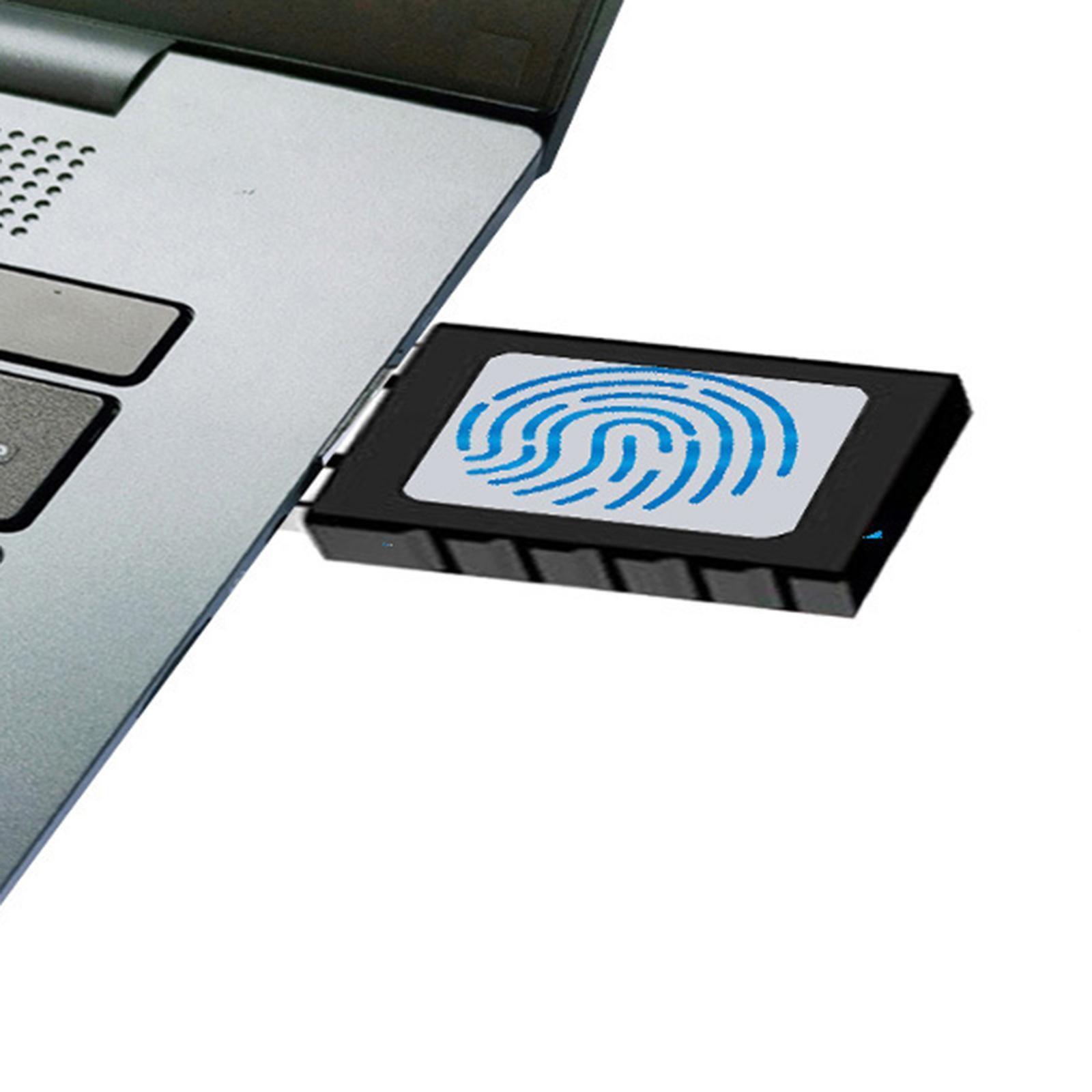 USB Fingerprint Reader Security Key Fingerprint Unlock Biometric Scanner Sensor