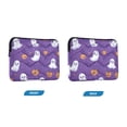 thumbnail image 7 of FORMRS 13-13.3 inch Laptop Sleeve Case Soft Carrying Quilted Computer Bag Cover, Halloween Purple Ghosts, 7 of 7